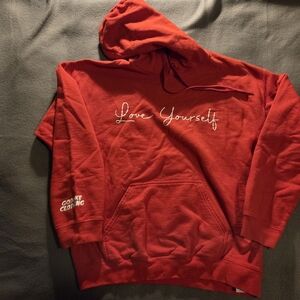 Red Hoodie - Love Yourself Design